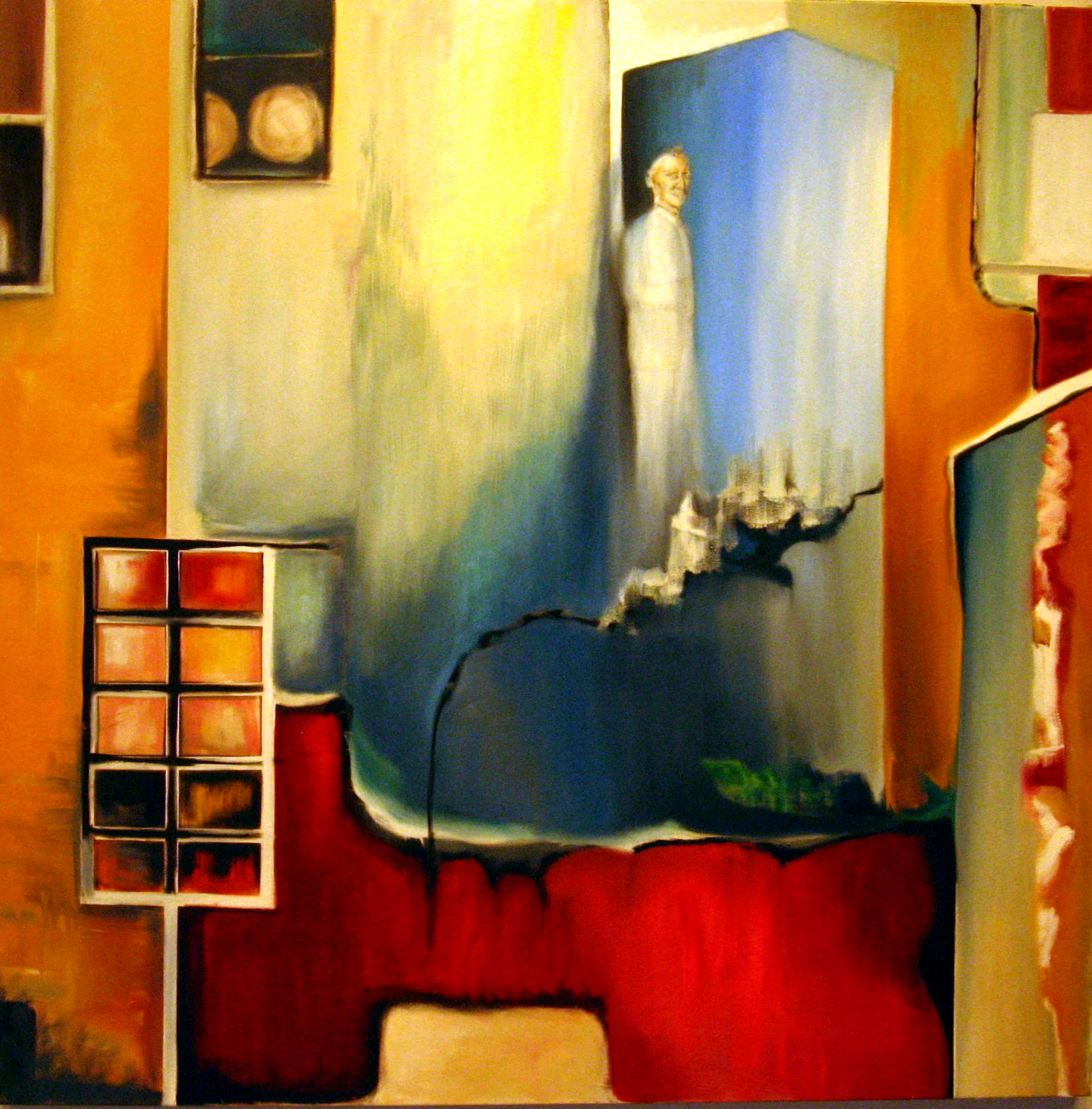 Sandra Vucicevic, THE GATE, 2010, Oil on canvas, 60 x 60