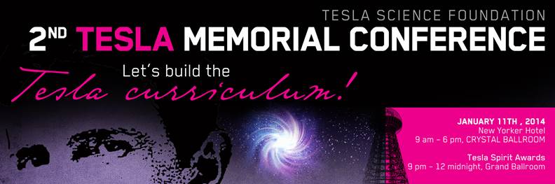(English) Tesla Memorial Conference and Tesla Spirit Awards – January 11, 2014 at Hotel New Yorker