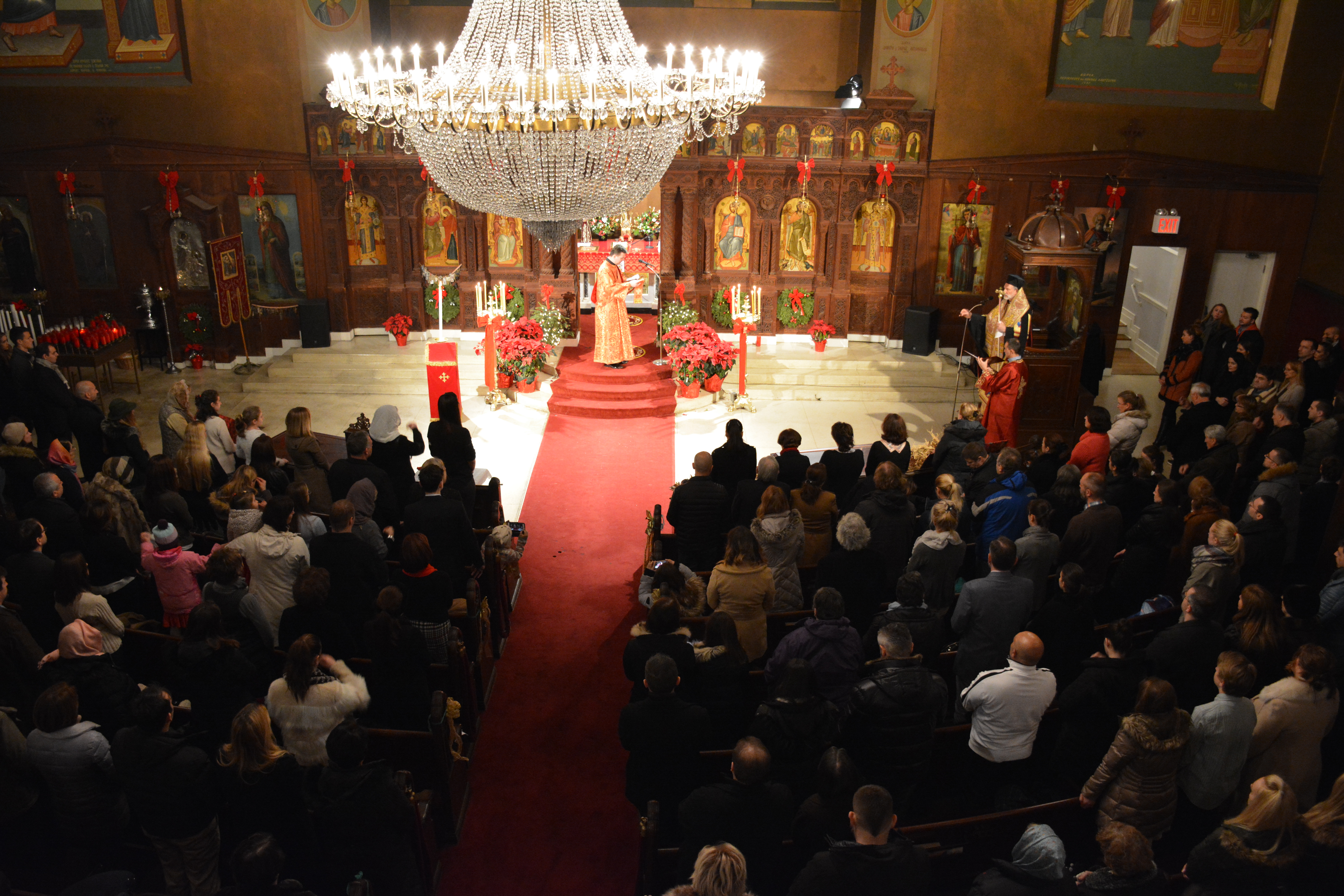 Photographs from 2017 Christmas Eve at  Annunciation Greek Orthodox Church